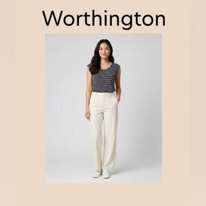 Worthington Women’s Short Sleeve Dress Blouse Size XL